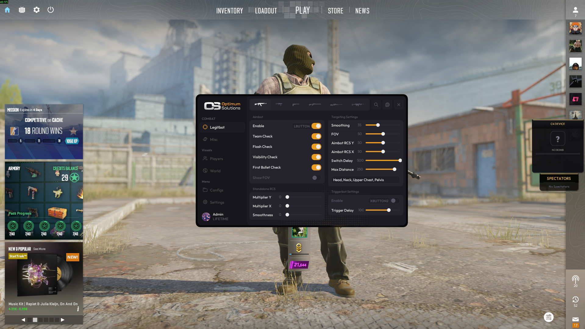 Game Menu Overlay